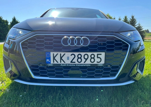 Audi A3 cena 83000 przebieg: 91000, rok produkcji 2020 z Polkowice małe 326